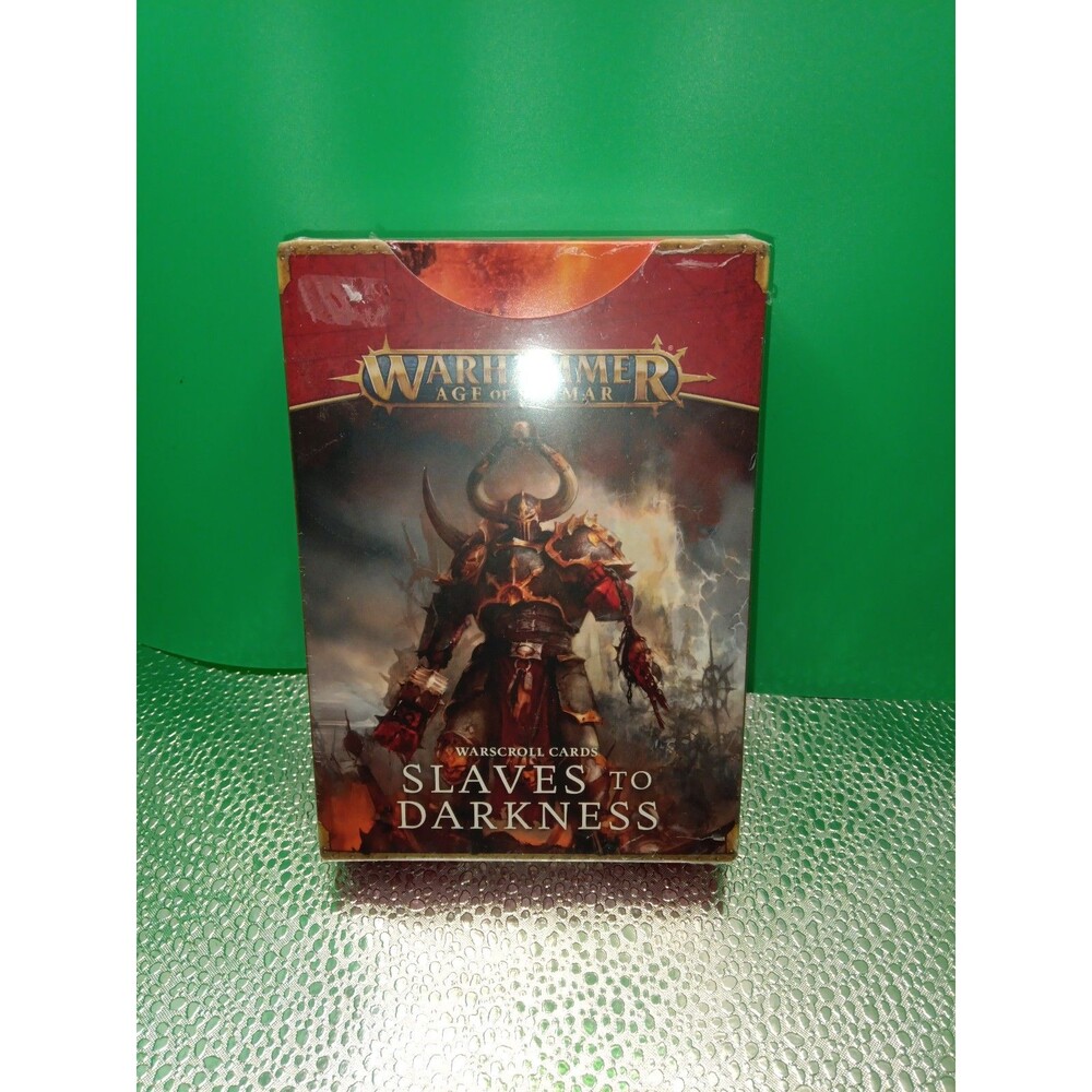 Warhammer Age Of Sigmar Slaves To Darkness Warscroll Cards - Games Workshop New